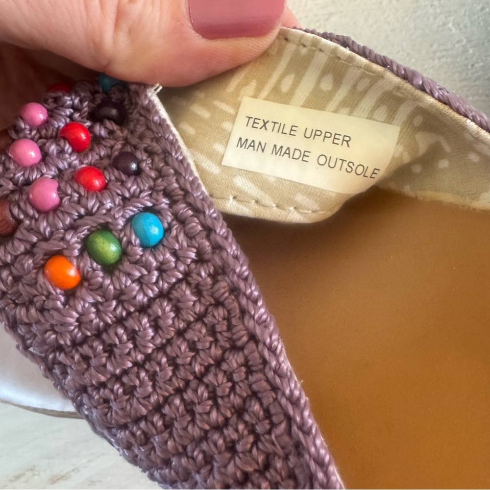 The Sak Shana Sandals Purple crochet - Picture 4 of 6